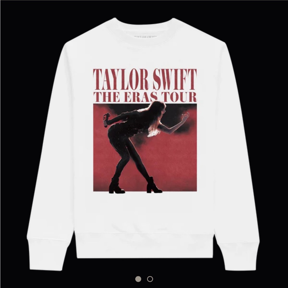 Taylor Swift | The Eras Tour Photo White Crewneck | Size XL